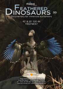 Teaser poster for Feathered Dinosaurs.